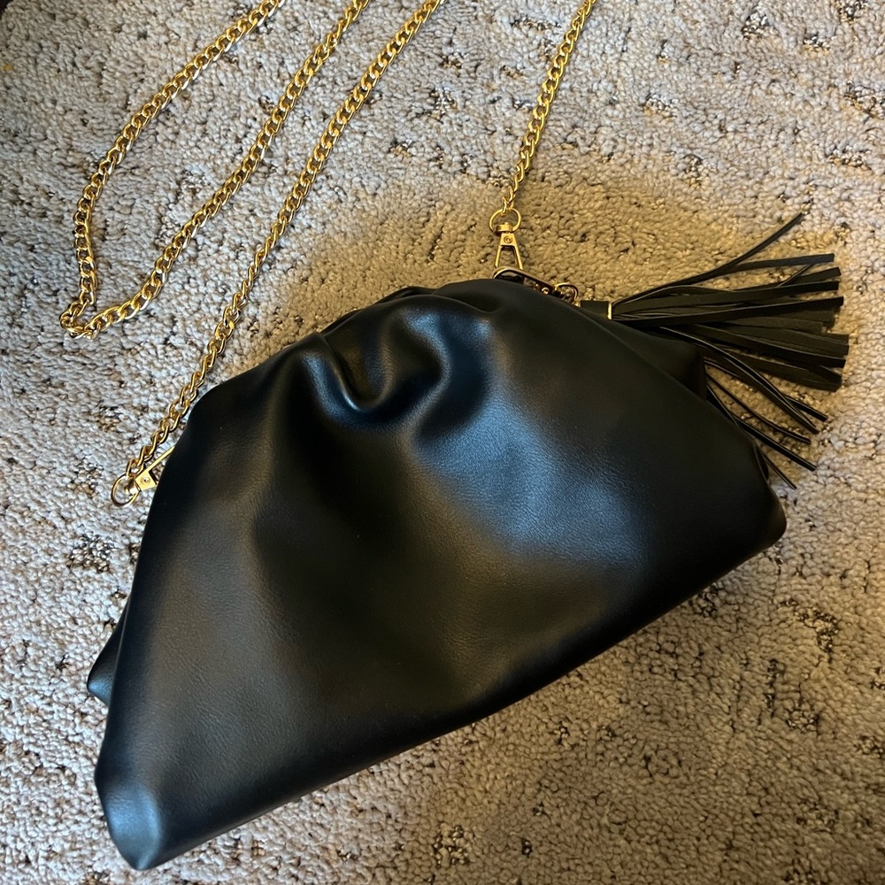 Understated Leather clutch